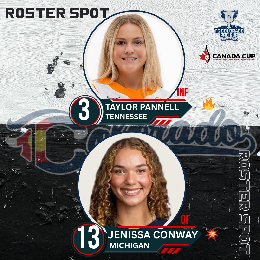 We hope you had a wonderful weekend! Today we've got two newcomers to announce to the TC Women's Roster. Have a great week!

🔥 Taylor Pannell 
 <a href="/taylor__pannell/">Taylor Pannell</a> 
💥 Jenissa Conway
 <a href="/conway_jenissa/">Jenissa Conway</a>