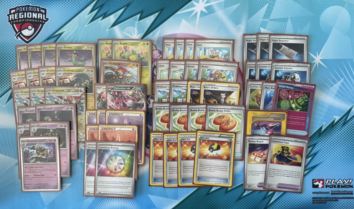Top 32 Milwaukee Regionals with Unfair Stamp deck. Losing the win and in kinda sucks but at I least I cashed. Sitting at 770 Cp which is definitely safe for Worlds. Shout out to boys for a good time and editing the list. Shoutout to <a href="/SVCardArt/">CardArt</a> for supporting me. ❤️