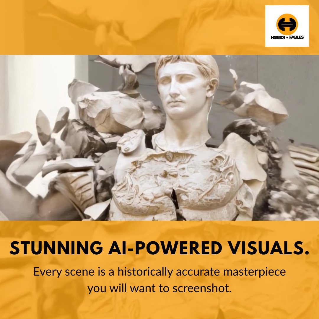 nsibidifables's tweet image. History class would have been lit if they showed us THIS.
Two weeks ago, we dropped our groundbreaking "Samos Peace Treaty" Al animation.
Swipe to see why 11k + people have watched it in 10 days.
Missed it? Click the link in our bio to watch
#AnimatedHistory #AlMagic