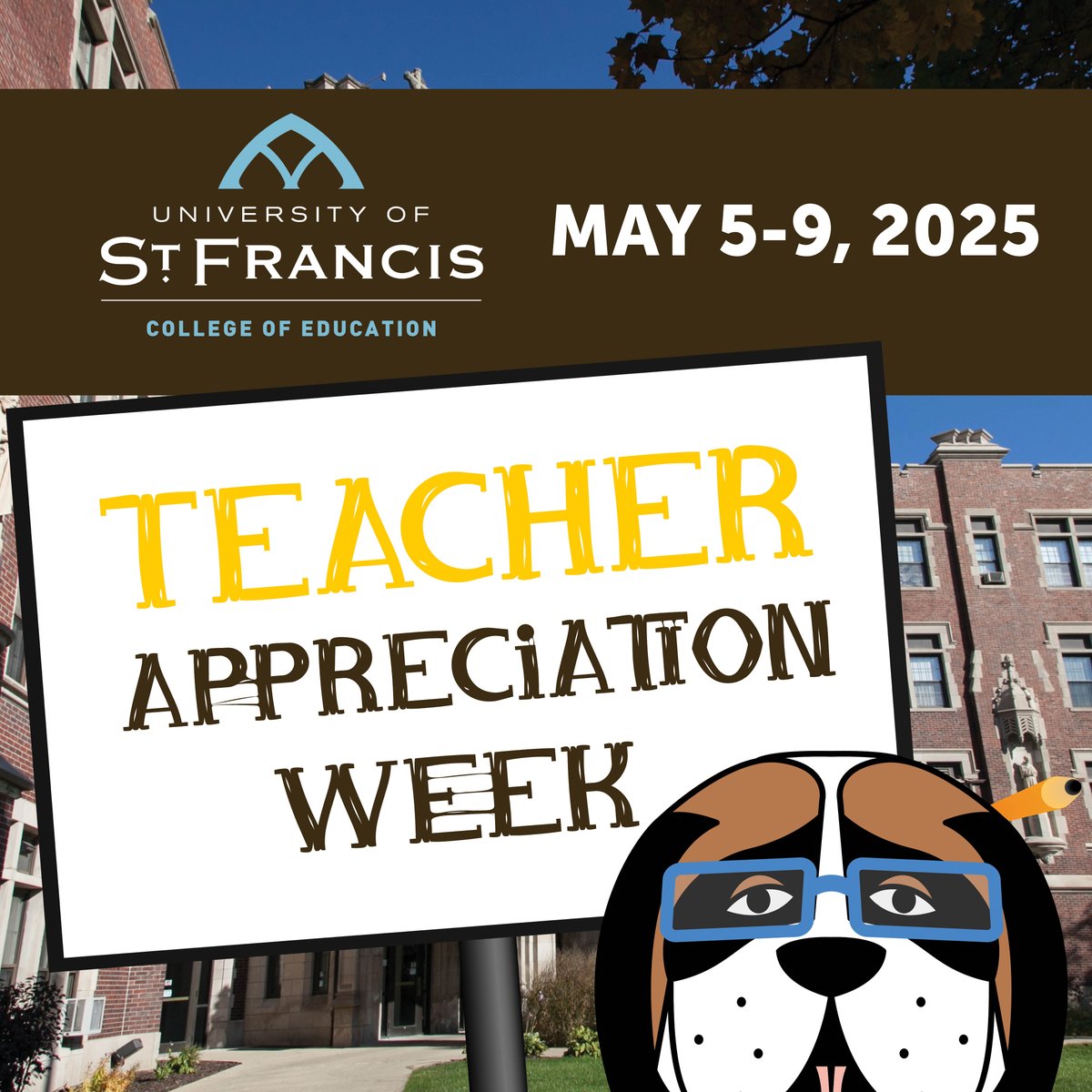 Hats off to USF's College of Education during Teacher Appreciation Week! We recognize and thank those of you who teach... and those who are learning to teach! stfrancis.edu/coe