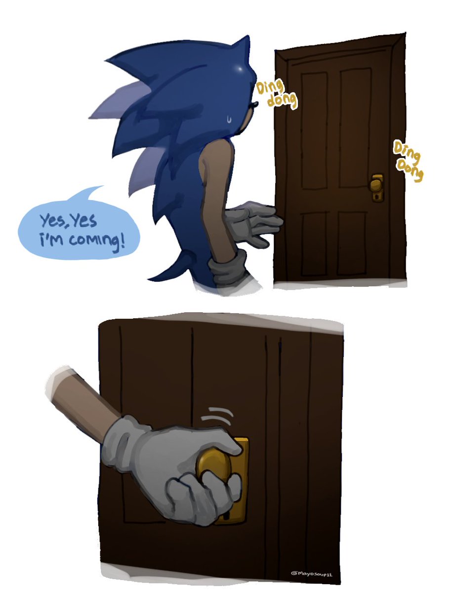 mayosoup11's tweet image. stalker shadow?🤔
au: @AugustDeeja 
#sonadow #Shadonic