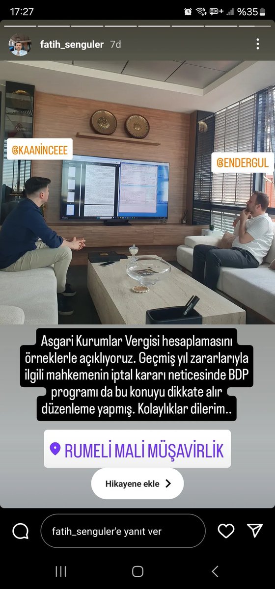 Üstadımız <a href="/fatih_senguler/">Fatih ŞENGÜLER 🇹🇷</a> 'in önderliğinde 2025/1 Geçici Vergi Beyanlarına hazırız. Tüm meslek camiasına kolaylıklar dileriz..
#rumelimuhasebe
<a href="/fatih_senguler/">Fatih ŞENGÜLER 🇹🇷</a> 
#geçicivergi 
#muhasebe