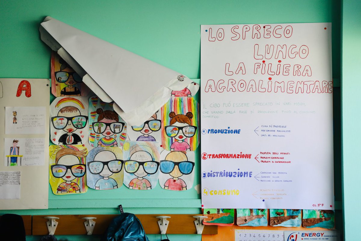 “𝘊𝘢𝘳𝘰 𝘯𝘰𝘯𝘯𝘰 𝘵𝘪 𝘴𝘵𝘰 𝘱𝘦𝘳 𝘵𝘳𝘢𝘴𝘮𝘦𝘵𝘵𝘦𝘳𝘦 𝘪𝘭 𝘮𝘪𝘰 𝘧𝘶𝘵𝘶𝘳𝘰. 𝘚𝘱𝘦𝘳𝘰 𝘤𝘩𝘦 𝘯𝘦𝘭 2045 𝘵𝘶𝘵𝘵𝘰 𝘪𝘭 𝘮𝘰𝘯𝘥𝘰 𝘴𝘪𝘢 𝘥𝘪𝘷𝘦𝘳𝘴𝘰“.
È l’incipit di una cartolina che un bambino di classe 5° di una scuola primaria di Bari ha immaginato di