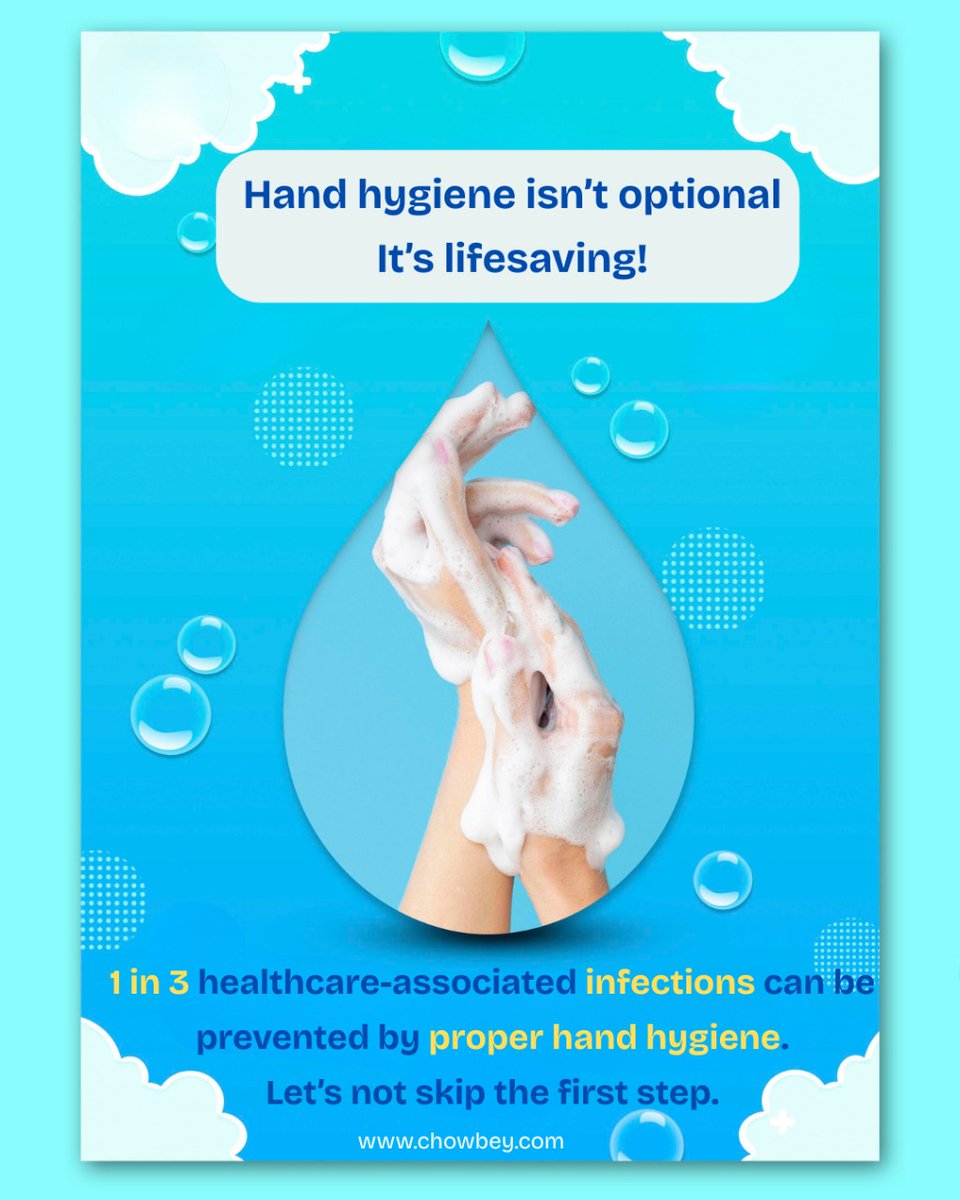 We talk about innovation, robotics and AI in surgery - 
But none of it matters if we forget the basics.
Hand hygiene is the first step toward patient safety.
This #handhygieneday, let’s recommit to doing the small things with great care.

#InfectionPrevention #CleanCare