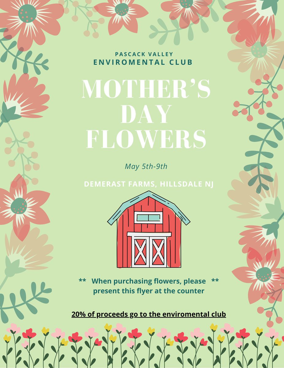 pv_enviro's tweet photo. Make sure to stop by Demerast Farms this week to get Mother's Day flowers! https://t.co/CwULUmzMYe