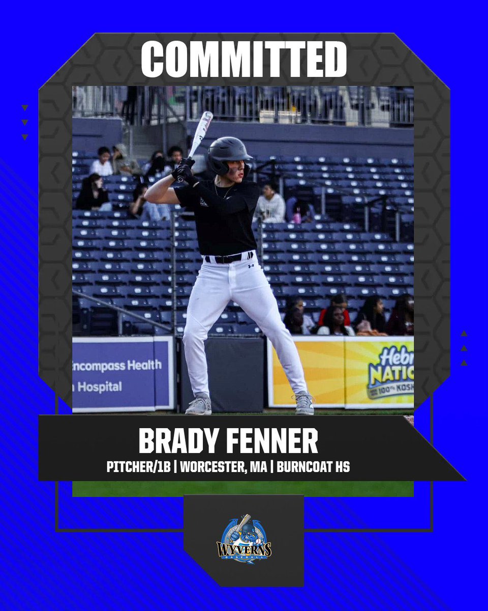 We are thrilled to announce the commitment of Brady Fenner to play baseball here at QCC. Brady is a pitcher / first baseman from Burncoat HS in Worcester, MA. We are proud to welcome him to the program for the upcoming year and excited for what he will bring to the team!