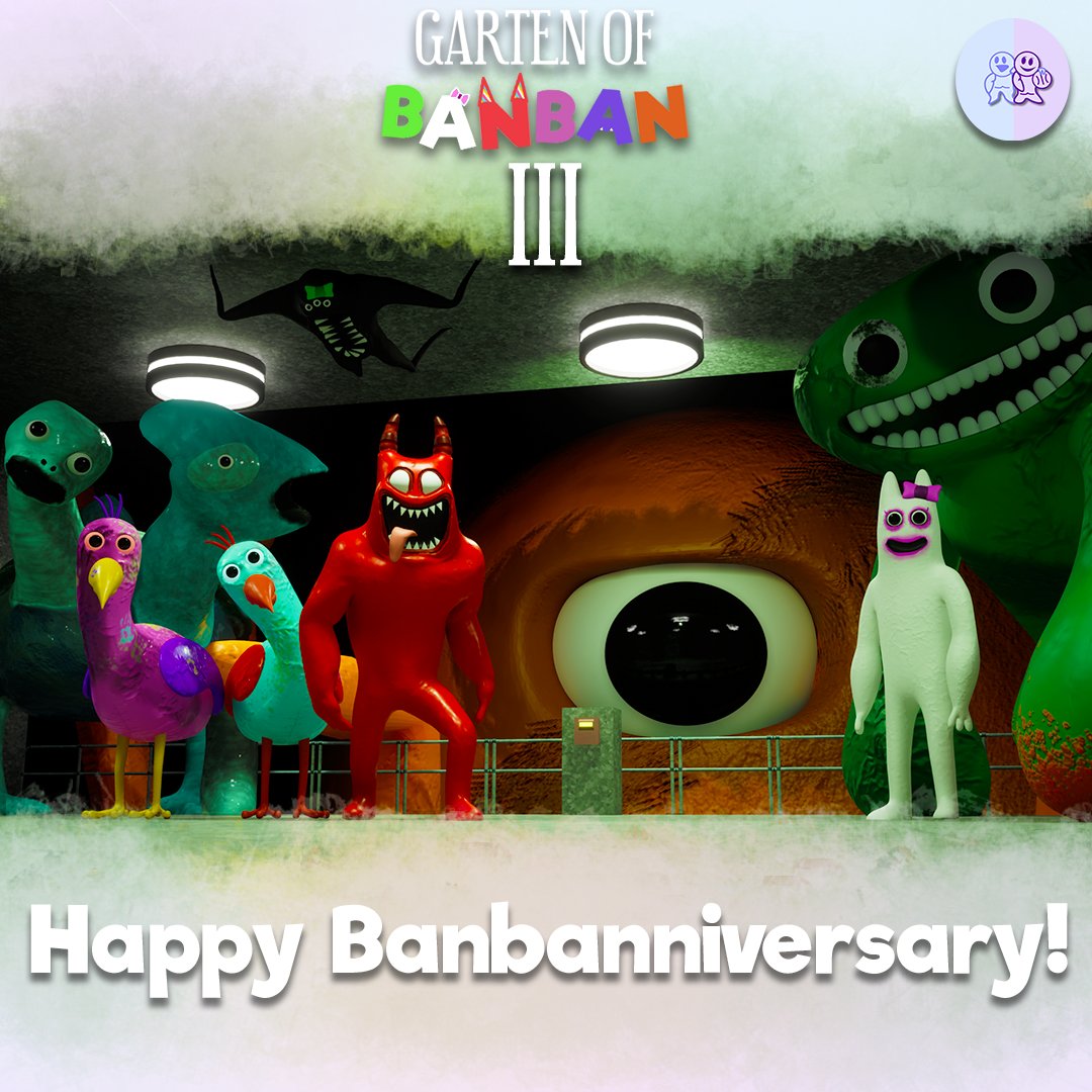 Anniversary image made to celebrate Garten of Banban 3's anniversary

Happy 2 years to Garten of Banban 3 🎉