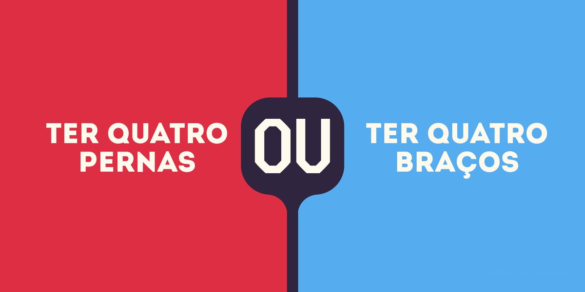 O que você prefere? tweet media