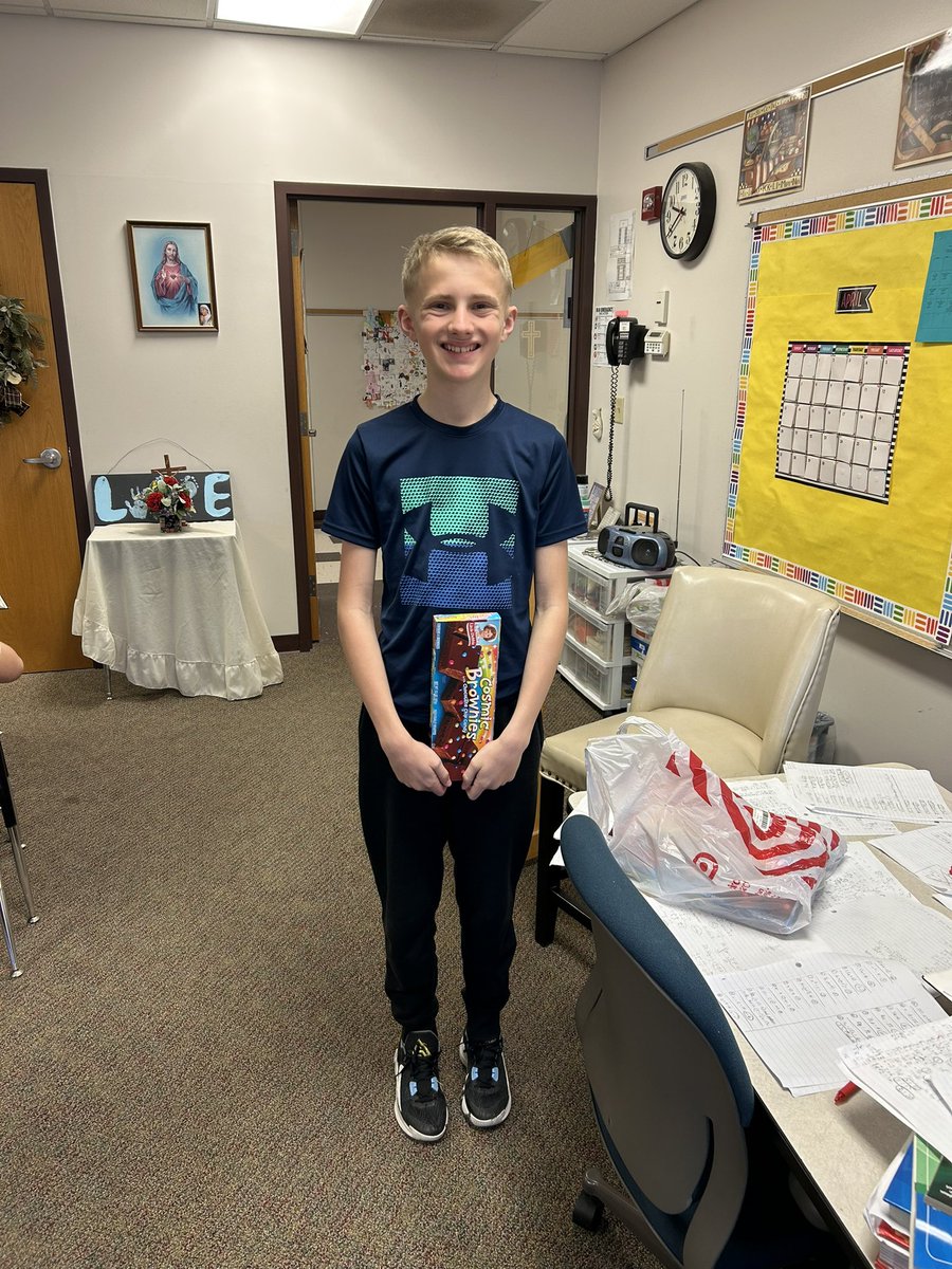 Happy Birthday to Blaise yesterday!! We hope you had the best day and thanks for the yummy brownies! 🥳🎉