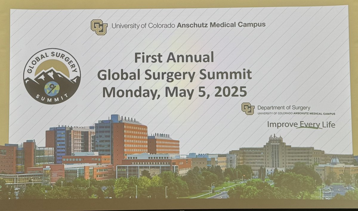 DoctorsPenaBischoff (@drspenabischoff) on Twitter photo The First Annual Global Surgery Summit started with <a href="/CUDeptSurg/">CU Department of Surgery</a> Grand Rounds given by Dr. Robert Riviello. #globalsurgery The First Annual Global Surgery Summit started with <a href="/CUDeptSurg/">CU Department of Surgery</a> Grand Rounds given by Dr. Robert Riviello. #globalsurgery