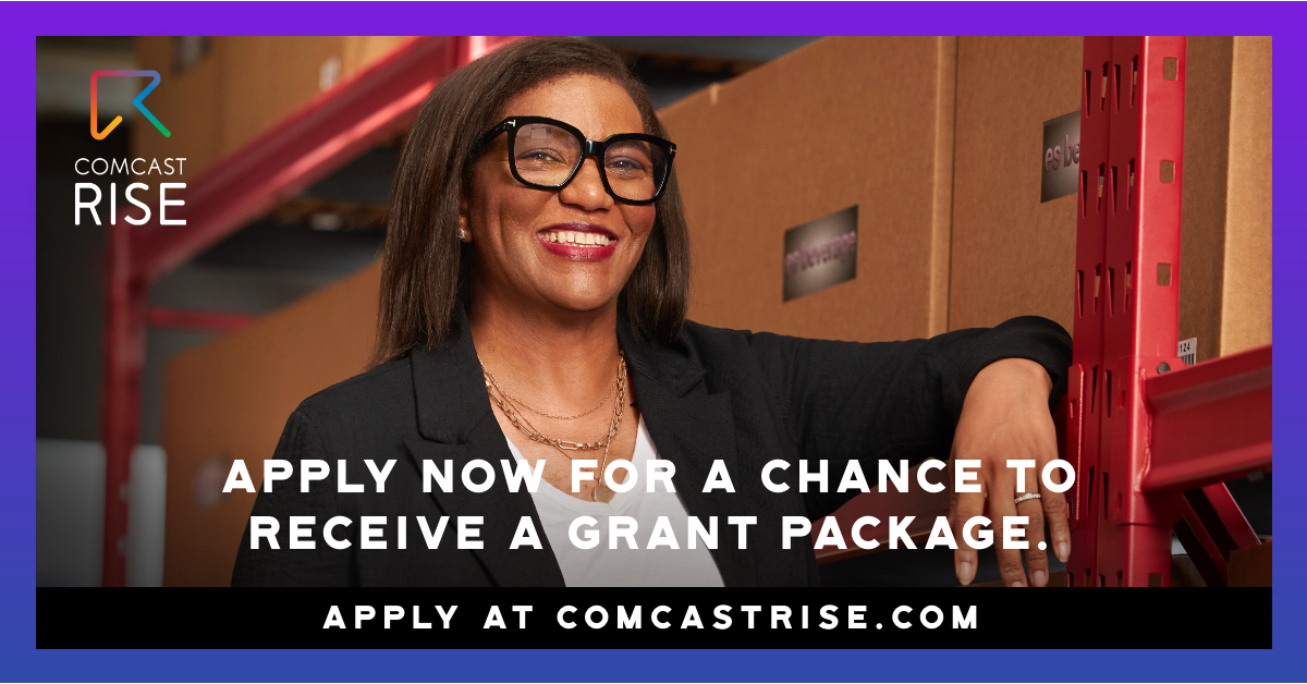 .@Comcast RISE is back!

Comcast will support 500 more small businesses with comprehensive grant packages to help entrepreneurs and their communities thrive.

Learn about the program and apply now: bit.ly/4d3lp5D