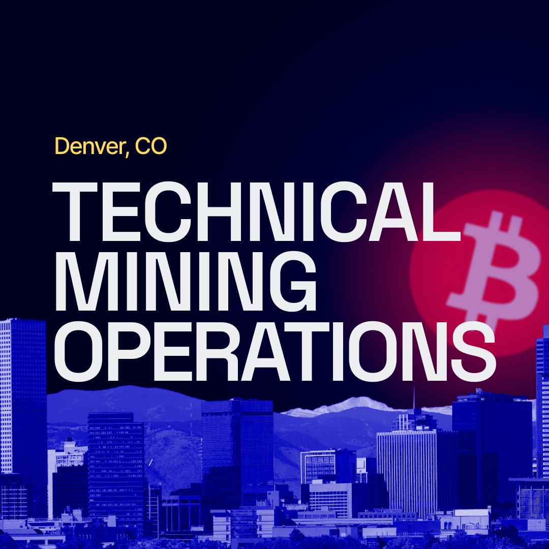 3 DAYS TO GO!

This Thursday, the Compass Mining – Technical Operations Meetup is back in Denver ⛏️⚡️

🗓️ Thursday, May 8
⏲️ 6:15 PM – 9:00 PM MDT
📍 The Space, Denver

Come for the mining talk, stay for the people.
👉 Register now: lu.ma/sfqc8yf2