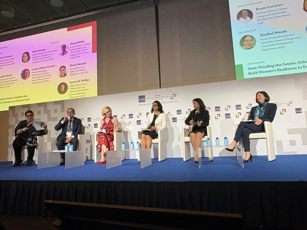 FAO Social & Economic Development (@faosocioecon) on Twitter photo 🤝 Expanding cooperation between <a href="/FAO/">Food and Agriculture Organization</a> and <a href="/ADB_HQ/">Asian Development Bank</a> at the #ADBAnnualMeeting in Milan
💡Opportunity to maximize synergies for commitments on gender equality, such as climate adaptation for women farmers 👩🏾🌾🌾
bit.ly/3SnnwYg
#CommitToGrowEquality #IYWF2026 🤝 Expanding cooperation between <a href="/FAO/">Food and Agriculture Organization</a> and <a href="/ADB_HQ/">Asian Development Bank</a> at the #ADBAnnualMeeting in Milan
💡Opportunity to maximize synergies for commitments on gender equality, such as climate adaptation for women farmers 👩🏾🌾🌾
bit.ly/3SnnwYg
#CommitToGrowEquality #IYWF2026