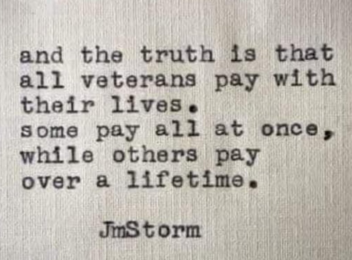 And the truth is that all veterans pay with their lives.

Some pay all at once 
While others pay over a lifetime. 
#LestWeForget 
#veterans 
#veteransuicides 
🇬🇧🇬🇧🇬🇧🇬🇧🇬🇧🇬🇧🇬🇧🇬🇧🇬🇧🇬🇧🇬🇧
