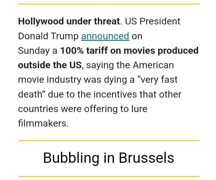 via Politico #TrumpTariffs #Trump  #EU