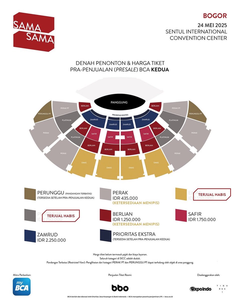 moonea__'s tweet photo. WTS 3 Tiket Emas Samasamatur 2025 - Bogor!! 500k/tiket
for further info dm💌
#samasamatur #wts #wtb #bogor https://t.co/zYoNsyTuJd