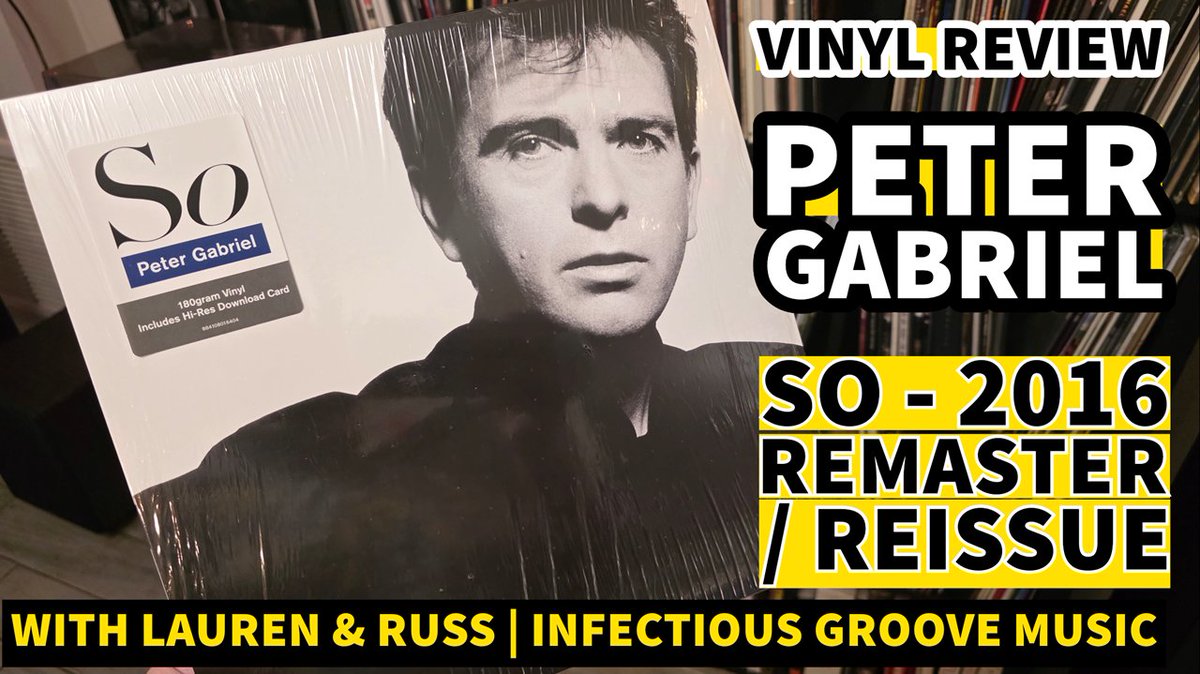 Coming to the channel this week!

Thu-
5 Songs To Start -  #SteveWinwood

Sat-
#reaction video featuring  #LadyGaga  Live At The VMAs

Sun-
#vinyl review  #PeterGabriel -So

Subscribe &amp; hit the notification bell
youtube.com/@infectiousgro…