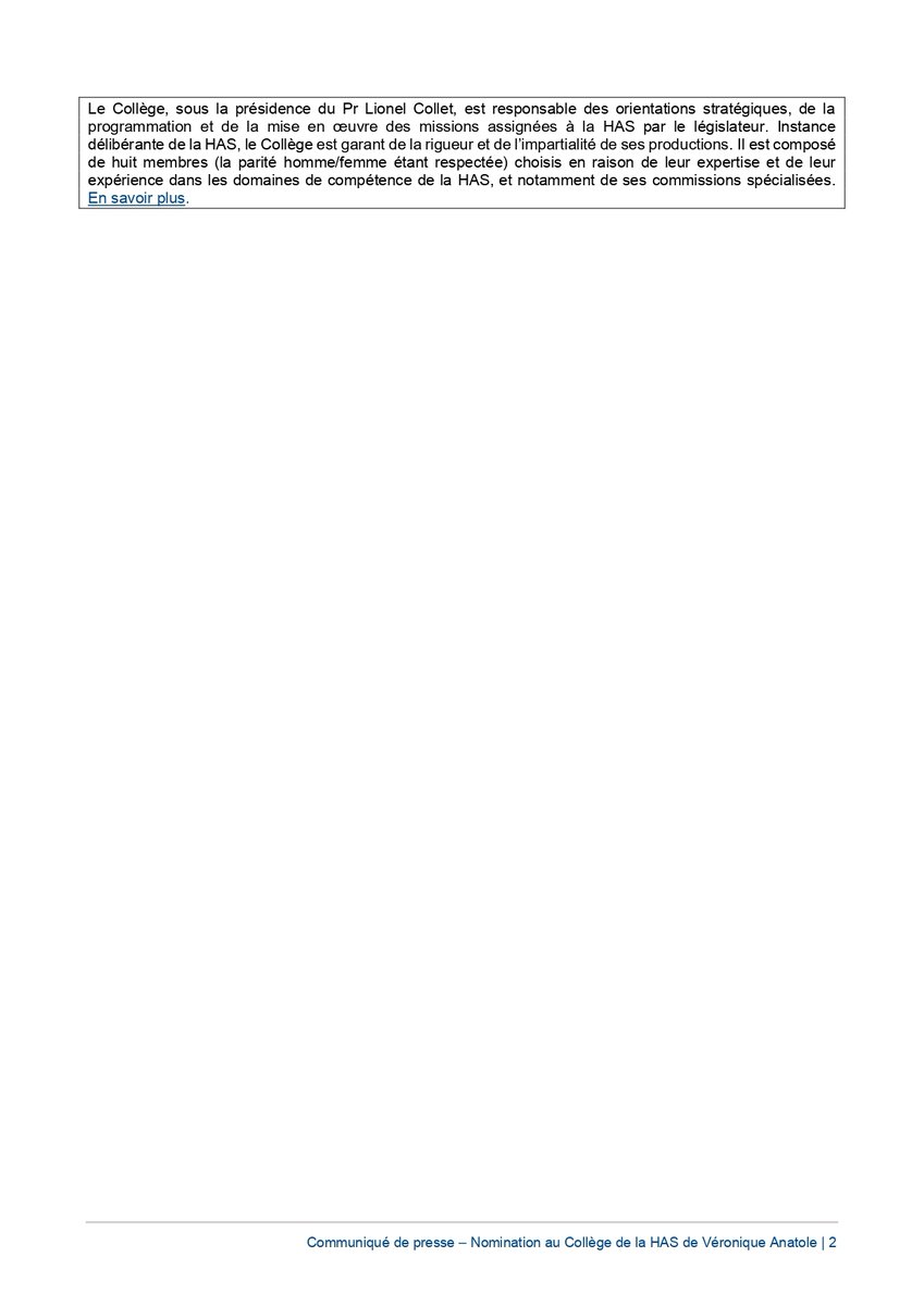Haute Autorité de santé tweet media