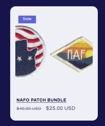 Fellas, it’s that time! We’ve added more items to the shop. Stock up and help delete invaders from Ukraine. We’re also doing a special bundle on the patches pictured below. What are you fellas getting?

nafo-ofan.org/collections/3-…