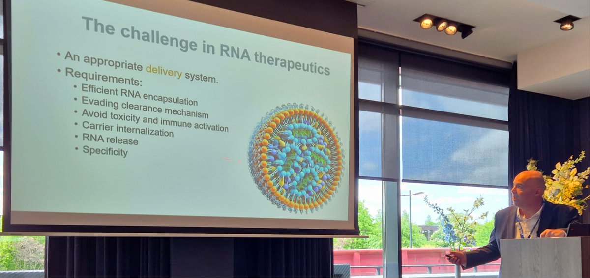 Roy van der Meel (@rvdmnanomeds) on Twitter photo What a great first day of the NanoTME 2025 Meeting (nanotme.nl) organized by <a href="/Prakash_UTwente/">Jai Prakash</a> and <a href="/ShakedYuval/">Yuval Shaked</a> including inspiring talks by <a href="/ZingerAssaf/">Assaf Zinger</a> on biomimetic #nanoparticles and <a href="/peer_lab/">Dan Peer</a> on #LNP enabling nucleic acid therapeutics! What a great first day of the NanoTME 2025 Meeting (nanotme.nl) organized by <a href="/Prakash_UTwente/">Jai Prakash</a> and <a href="/ShakedYuval/">Yuval Shaked</a> including inspiring talks by <a href="/ZingerAssaf/">Assaf Zinger</a> on biomimetic #nanoparticles and <a href="/peer_lab/">Dan Peer</a> on #LNP enabling nucleic acid therapeutics!