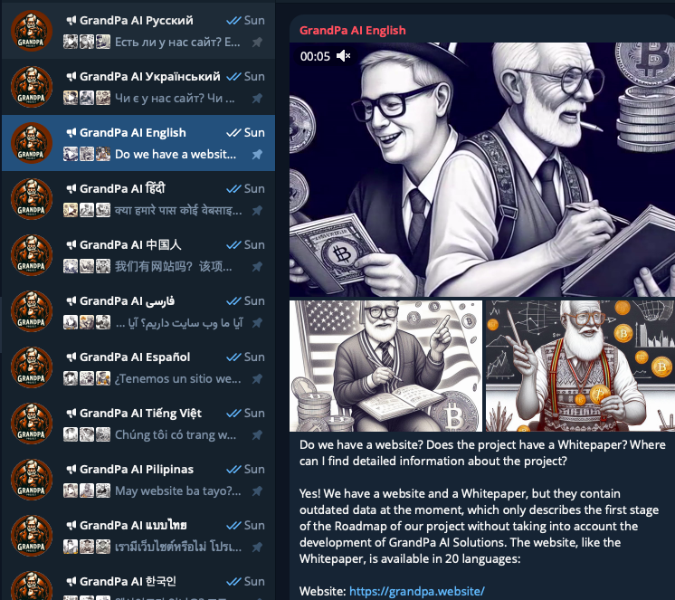 GrandPa_English's tweet photo. 📌 We publish full information about the project, links, documents and updates here:

��� https://t.co/7G9XHc3A4i

Subscribe so you don't miss out! 🔔 We are waiting for investments and launching!
#Web3 #GrandPaAI #Airdrops #CryptoCommunity https://t.co/5AgpSMRyjx