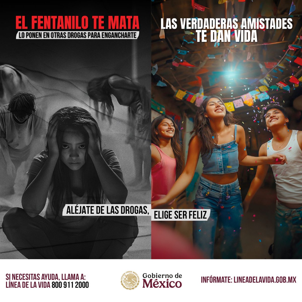 Un amigo es la persona que nos muestra el rumbo , nos ayuda y recorre con nosotros una parte del camino.  Si necesitas ayuda, llama a la #LíneaDeLaVida 📞 800 911 2000.  Para más información: lineadelavida.gob.mx  #EligeSerFeliz #PrevenciónDeAdicciones