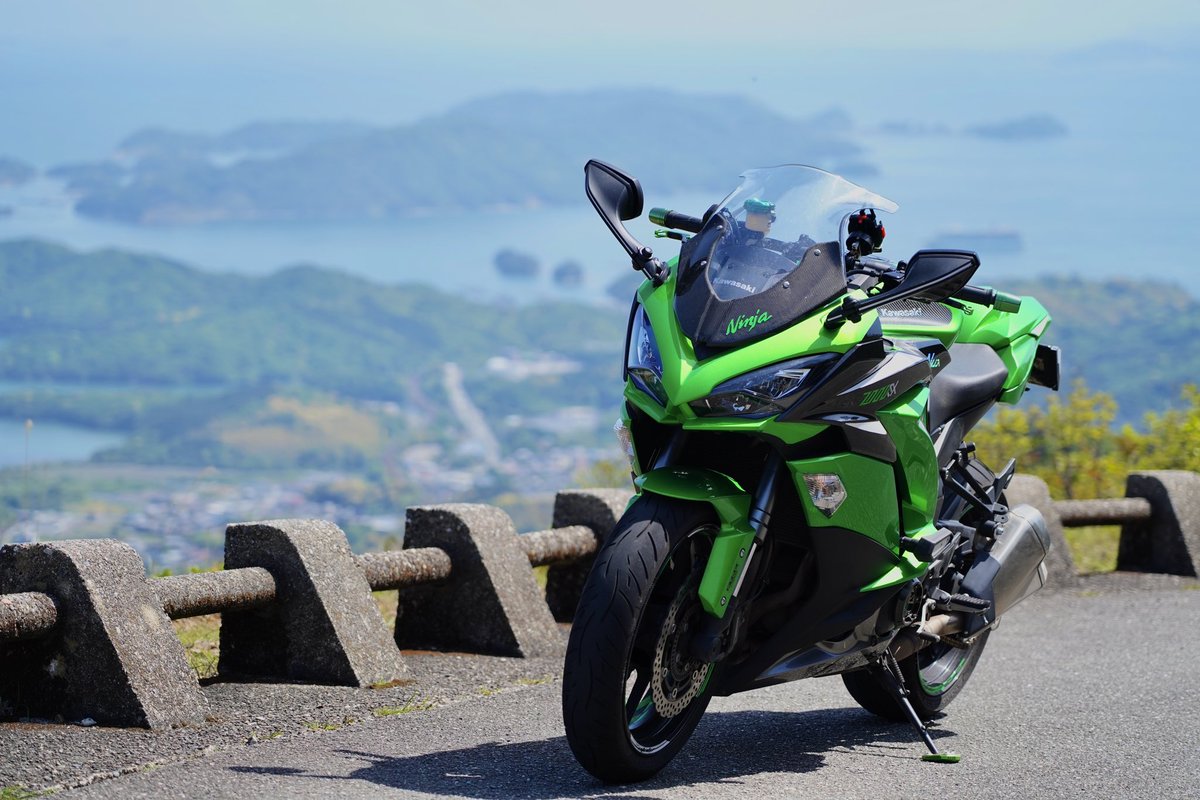 sanposukida's tweet photo. 今日でGWツーリング終了！
伊勢志摩を堪能！
バイク乗って7年目にして初めて来た^_^
また来よう👍
#ninja1000 https://t.co/reXthrksdw