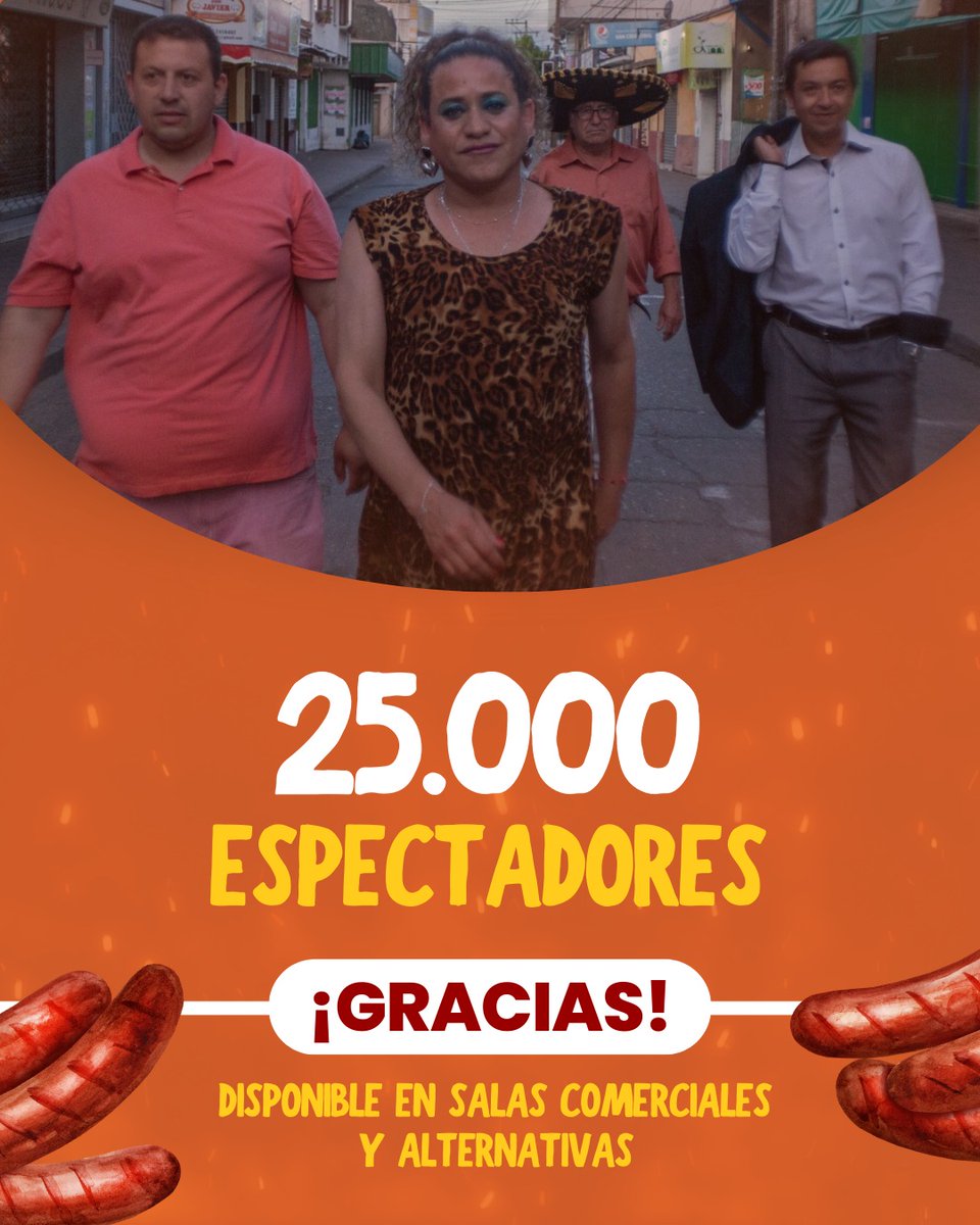 ¡Gracias totales!

Denominación de Origen la sigue rompiendo en cartelera 🌭 Les agradecemos a todas y todos los LonganiCines que se han sumado a esta batalla por la longaniza 🌭
 
¡A seguir corriendo la voz! 📢 Seguimos en cines 📢