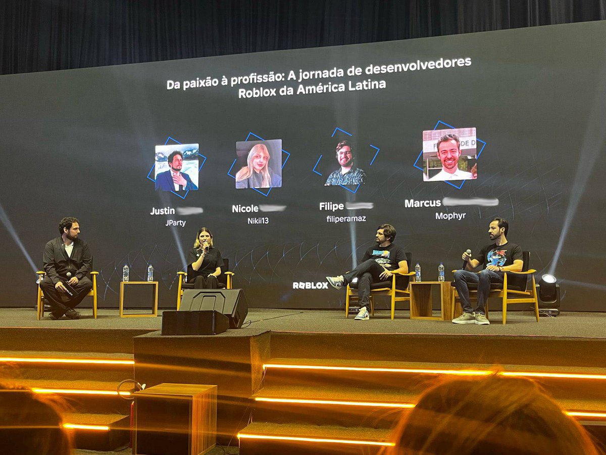 I don't have enough words to describe the incredible GAMESCOM LATAM experience I lived 🥹🇧🇷❤️

 I'm deeply thankful with the <a href="/robloxdevreles/">Roblox DevRel en Español</a> <a href="/robloxdevrelptb/">Roblox DevRel em Português</a> teams for inviting me to be part of the devs panel and trusting me to share my journey as a Latin American dev on stage