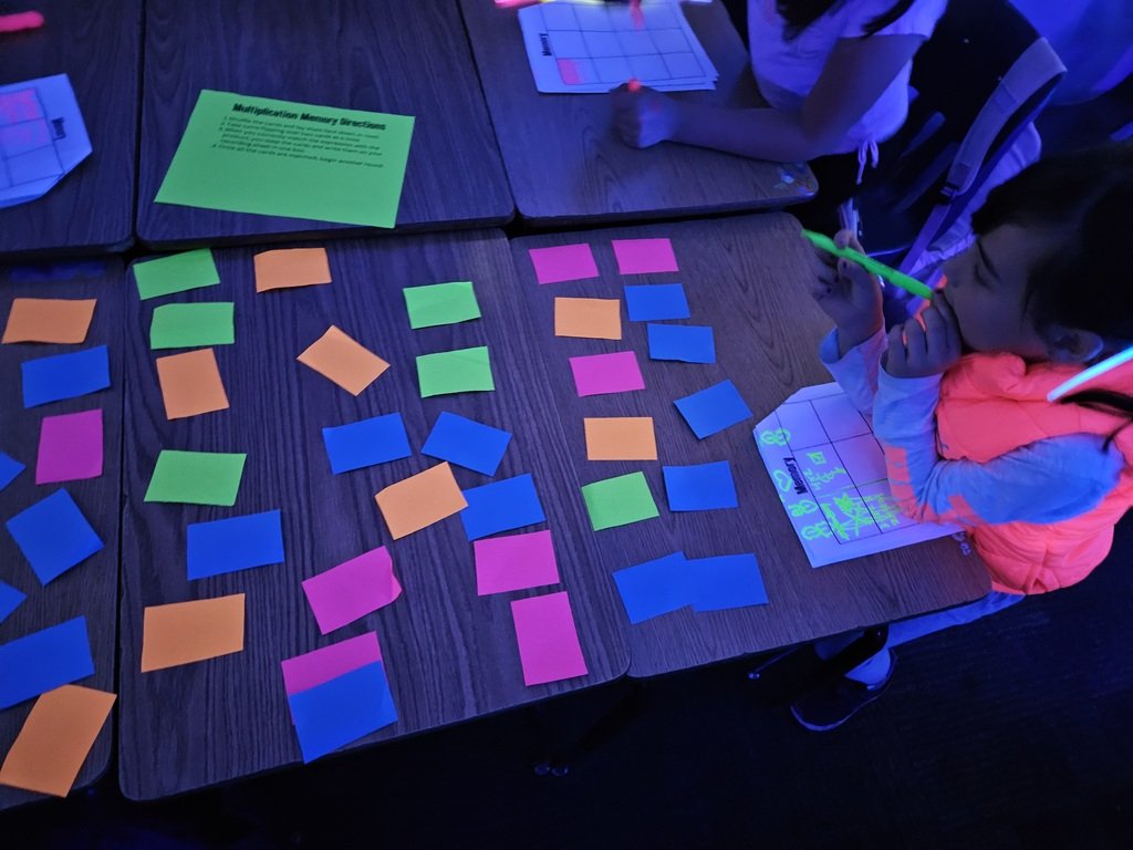 Mrs. Holmes’ class had a fantastic Glow Day on Friday!
Students reviewed math concepts through engaging and fun activities that lit up the classroom—literally! It was a great way to reinforce learning while making memories.