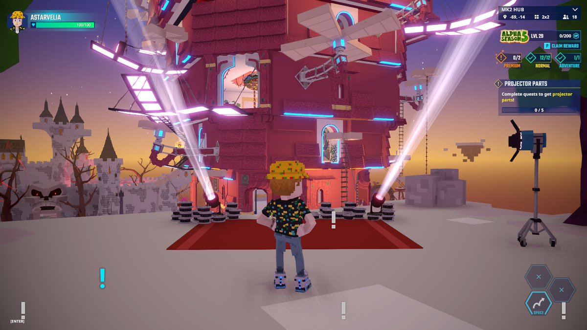 Rate my catwalk in <a href="/TheSandboxGame/">The Sandbox</a> tsbga.me/TheSandbox #AlphaSeason5
