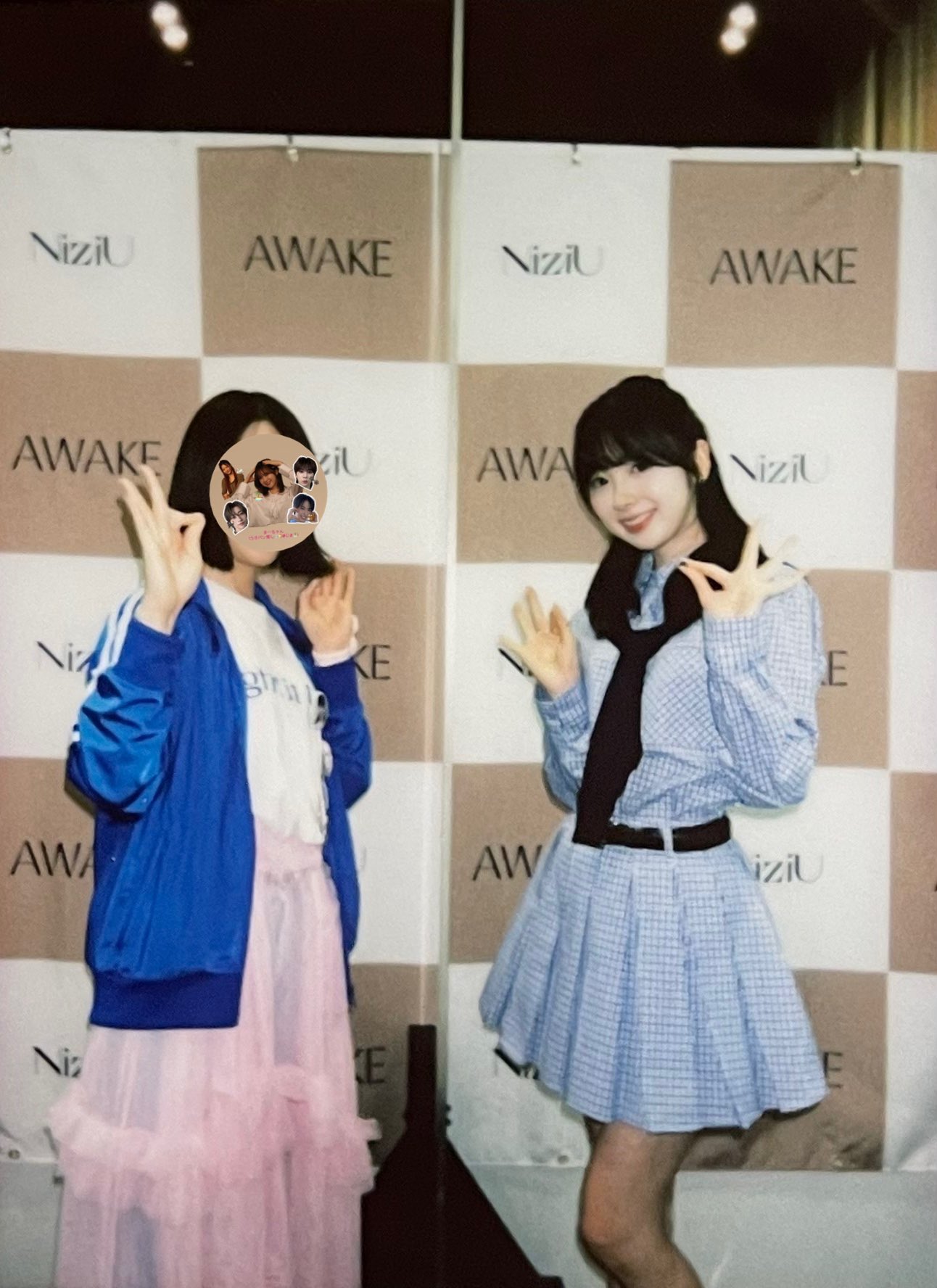 NiziU AWAKE マコ 会場限定 スクラッチ サイン フォトカ トレカ
