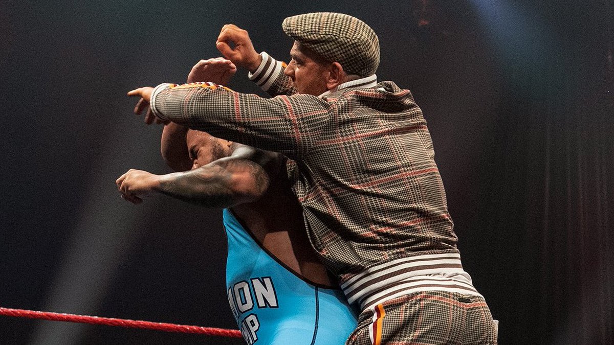 NXT UK Legacy (@nxtuk_legacy) on Twitter photo May 5, 2022:
At BT Sport Studios, #WWENXT's <a href="/BobbySteveson/">Bobby Steveson</a> made his #NXTUK debut, defeating <a href="/dannyjoneswres/">Danny Jones</a> with a running powerslam, and then was attacked by <a href="/Shasamuels/">Sha Samuels</a>.
📸 WWE May 5, 2022:
At BT Sport Studios, #WWENXT's <a href="/BobbySteveson/">Bobby Steveson</a> made his #NXTUK debut, defeating <a href="/dannyjoneswres/">Danny Jones</a> with a running powerslam, and then was attacked by <a href="/Shasamuels/">Sha Samuels</a>.
📸 WWE