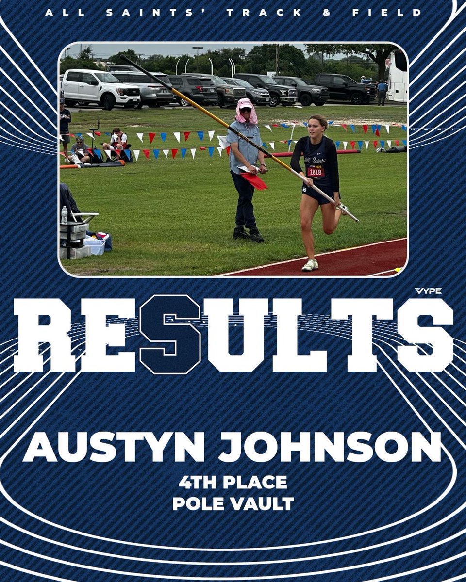 Congratulations to Austyn Johnson on her 4th place finish at the TAPPS 5A state meet last Friday. Great job Austyn! <a href="/PTFAthletics/">All Saints' Athletes</a> <a href="/CoachBeck_PTF/">Coach Aaron Beck</a>