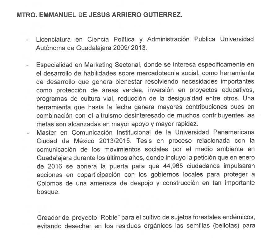 JPMS79's tweet photo. Aquí tienen las "credenciales" del flamante director de Gestión del Medio Ambiente de Tlajomulco para que fuera ungido con el Reconocimiento al Mérito Ambiental 2024 que le otorgó la Comisión de Medio Ambiente, que presidió @ErikaRamirezD17 https://t.co/lrWTBMPFhf