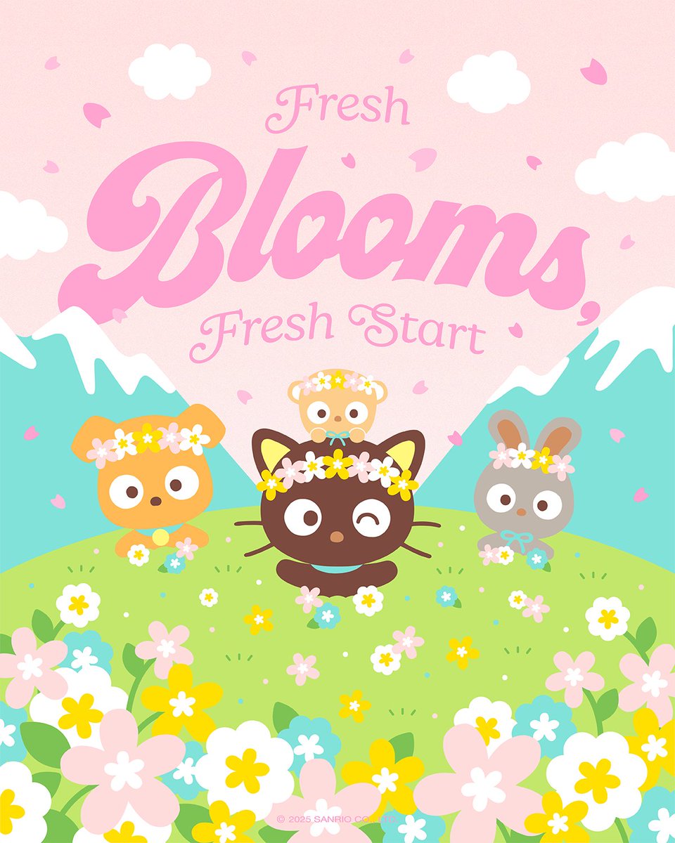 sanrio's tweet photo. It's your time to bloom, bestie 🌷 #mondaymotivation https://t.co/Bmq0Q4WRNt