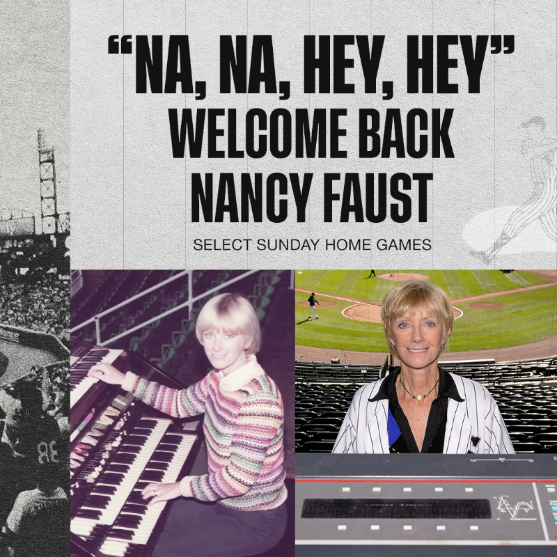 whitesox's tweet photo. Nancy Faust is returning for a nostalgic series of special performances throughout the 2025 season 🎶