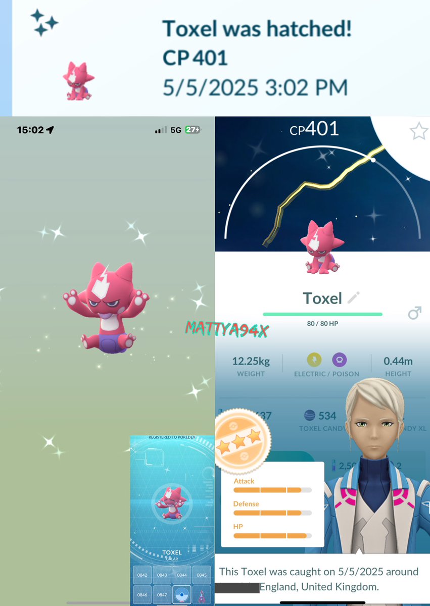 1st check of the event FREE INCUBATOR FTW MY 1st SHINY TOXEL So worth the  10k WALK HYPED!! 🤩✨🥳✨🤩 #PokemonGO #ShinyPokemon #GrowingUp