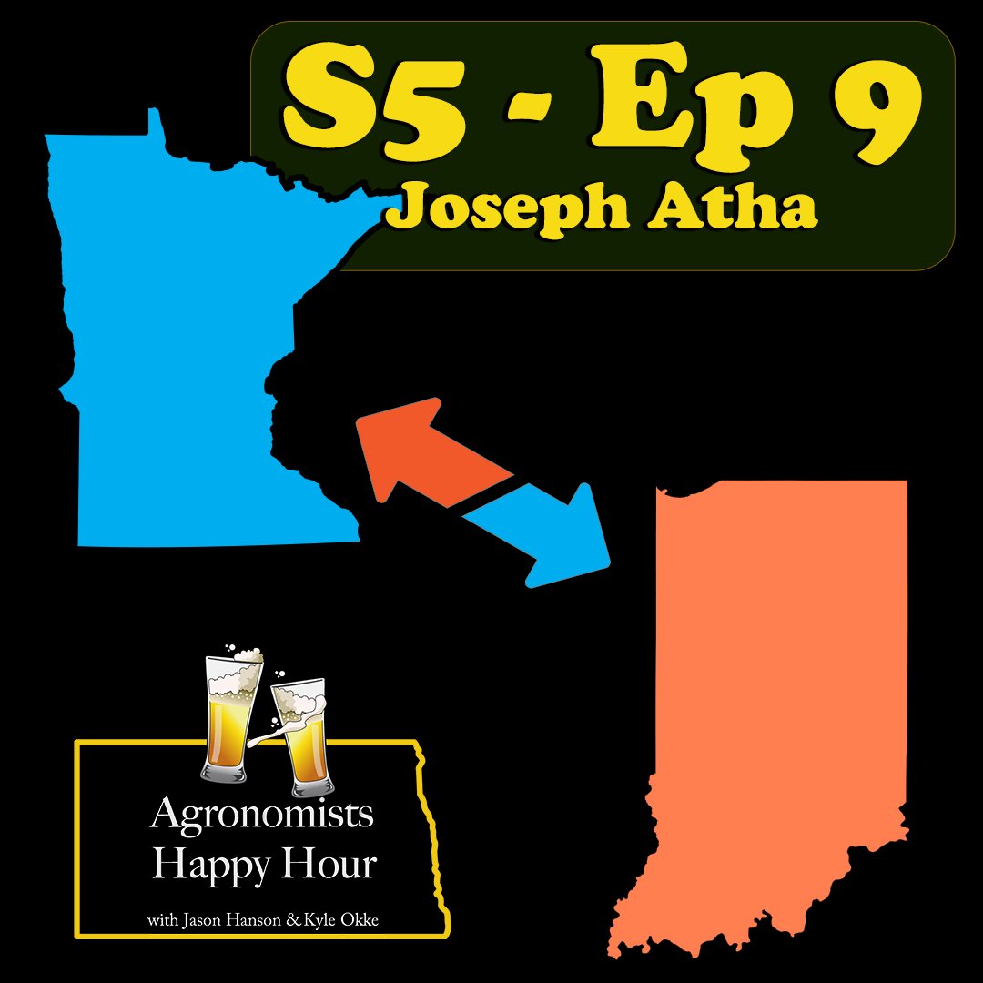 In this Agronomists Happy Hour, Joseph Atha shares his journey from Indiana to Minnesota, where he now runs North Point Agronomy.

Enjoy here 🍻 agronomistshappyhour.com/episodes/josep…