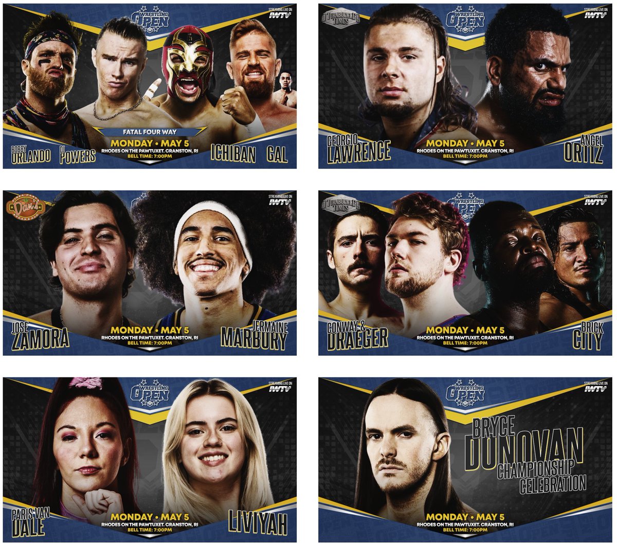Beyond Wrestling (@beyondwrestling) on Twitter photo I'd put the first month of <a href="/WrestlingOpenRI/">Wrestling Open RI</a> against any of our programming from the last 16 years.
Top-notch matches, compelling stories, and a gorgeous presentation.
Dive in tonight if you haven't already as we begin a new chapter with <a href="/WrestlingOpen/">Wrestling Open</a> Champion <a href="/BryceDShook/">Bryce Donovan</a>. I'd put the first month of <a href="/WrestlingOpenRI/">Wrestling Open RI</a> against any of our programming from the last 16 years.
Top-notch matches, compelling stories, and a gorgeous presentation.
Dive in tonight if you haven't already as we begin a new chapter with <a href="/WrestlingOpen/">Wrestling Open</a> Champion <a href="/BryceDShook/">Bryce Donovan</a>.