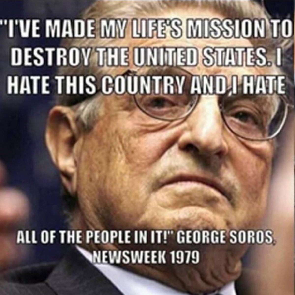 juniorpazzzz's tweet image. Since the 70s donating millions and millions of dollars to NGOs to support the Democrats and attack the right!
Does he deserve to be a new resident of Alcatraz?