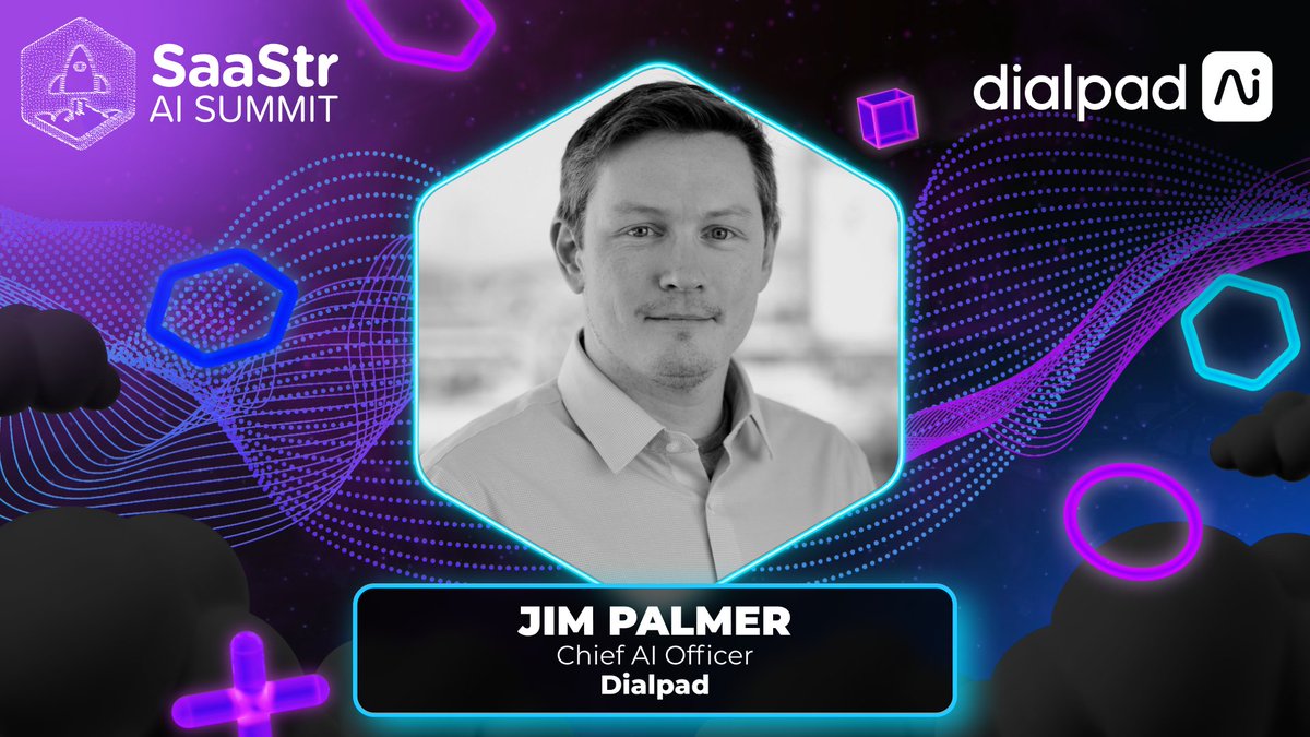 🚀 Can't hold back the excitement for <a href="/saastr/">SaaStr</a> Annual! 
Our Chied AI Officer, Jim Palmer, is set to take the stage on May 14th at 12:45pm, don't miss it: saastrannual.com/agenda-and-spe…
Make sure to swing by our booth SG213 to meet the <a href="/dialpad/">Dialpad</a> team.
#Dialpad #SaaStr2025