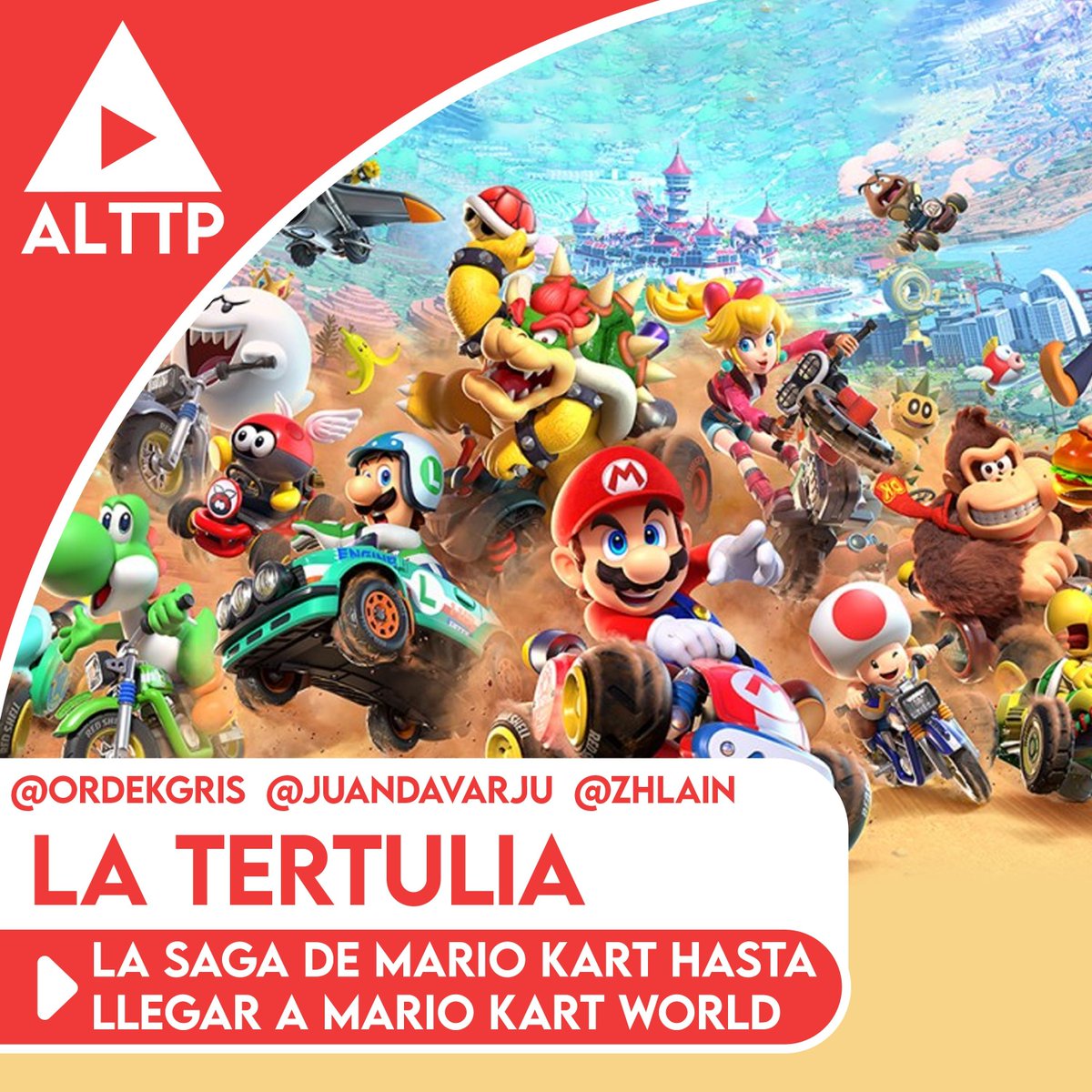 ๐ ๐๐๐๐ ๐๐ ๐๐๐ ๐๐๐๐๐๐๐ (@linktopodcast) on Twitter photo ๐๐ En la #TertuliaALTTP de esta semana, <a href="/manulmena/">Manuel Luis Mena</a>, <a href="/OrdekGris/">Ordek El Gris</a>, <a href="/juandavarju/">Varju</a> y <a href="/Zhlain/">Zhlain</a> repasan la evoluciรณn de Mario Kart, desde sus inicios en Super Nintendo hasta el esperado Mario Kart World. ๐๐ฅ ยกSรบbete al kart y acompรกรฑanos! ๐๐ฎ #ALTTP
open.spotify.com/episode/2bKDUkโฆ ๐๐ En la #TertuliaALTTP de esta semana, <a href="/manulmena/">Manuel Luis Mena</a>, <a href="/OrdekGris/">Ordek El Gris</a>, <a href="/juandavarju/">Varju</a> y <a href="/Zhlain/">Zhlain</a> repasan la evoluciรณn de Mario Kart, desde sus inicios en Super Nintendo hasta el esperado Mario Kart World. ๐๐ฅ ยกSรบbete al kart y acompรกรฑanos! ๐๐ฎ #ALTTP
open.spotify.com/episode/2bKDUkโฆ