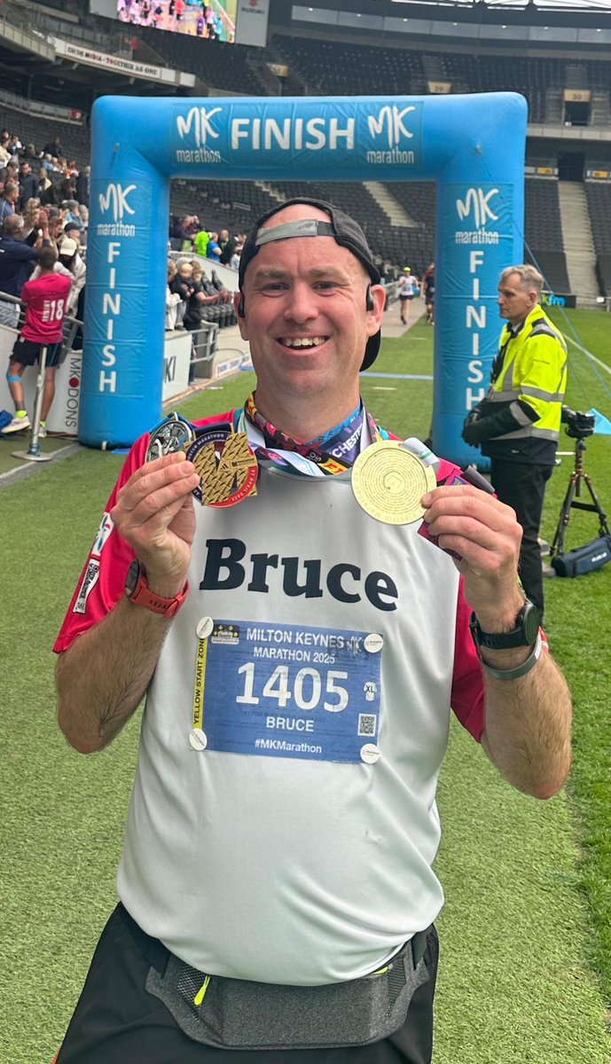 4 Marathons in 30 days ✅️ - thank you <a href="/BrightonMarathn/">Brighton Marathon Weekend</a>, <a href="/parismarathon/">Schneider Electric Marathon de Paris</a>, <a href="/Marathon_Mcr/">Manchester Marathon</a> and <a href="/mk_marathon/">Milton Keynes Marathon Weekend</a>! All under my previous PB... All to raise money for <a href="/brumshospice/">Birmingham Hospice</a>: justgiving.com/page/bruce-ham… #4in30