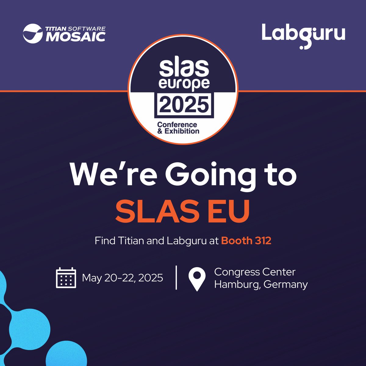 Cenevo_'s tweet image. We’re heading to SLAS Europe 2025! 🇩🇪

📍 Booth 312 | May 20–22 | Hamburg

Stop by for:

🎯 Live demos
🎁 iPad giveaway
🤝 Real convos about what labs actually need

Book a meeting: bit.ly/3RO5LkQ

#SLASEurope2025 #LabAutomation #SampleManagement #ELN #LIMS