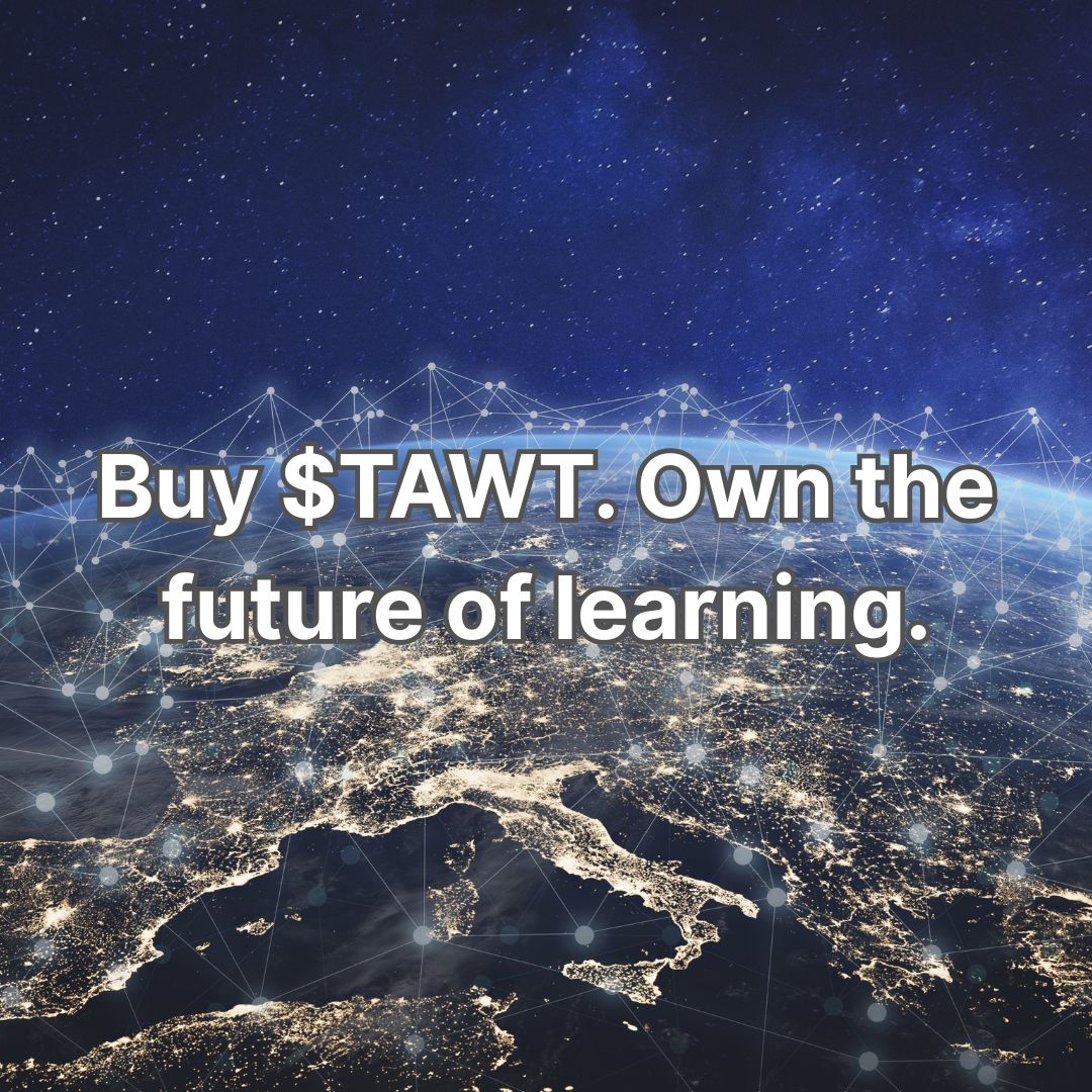TawtToken's tweet photo. 📚Education is evolving. It's the currency of smarter learners. It's the future of how we grow, earn, and think.
Join the presale now and be among the first to fuel the Learn-to-Earn movement!
https://t.co/FbZ7nomfiy
#tawtcoin #simplitaught #tawt https://t.co/BKG1rqgOmK
