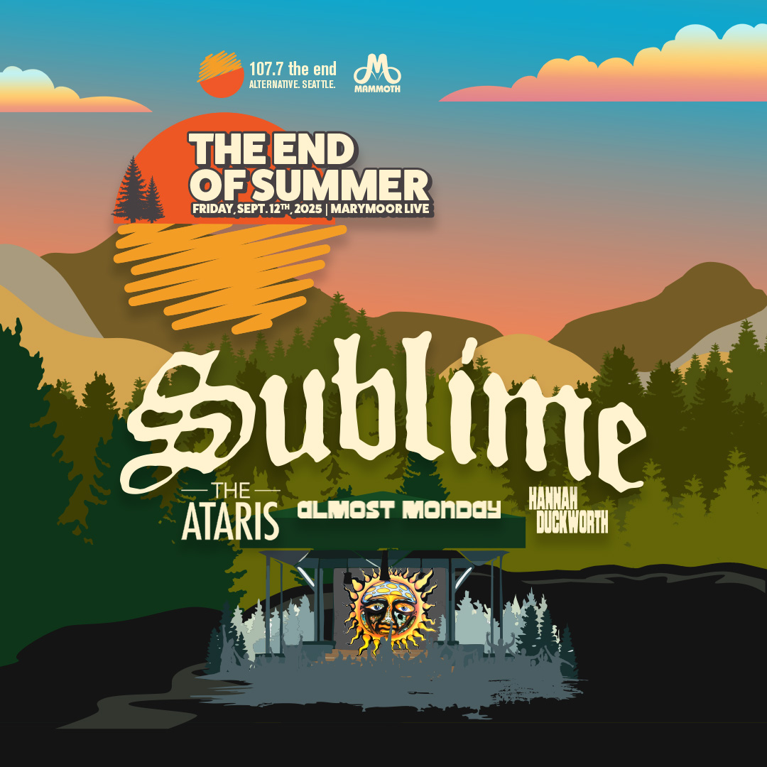 Sublime (@sublime) on Twitter photo Seattle, we'll see you at the <a href="/1077TheEnd/">107.7 The End</a> END OF SUMMER on Friday, September 12th ☀️ Get pre-sale tickets Tuesday, May 6, at 10AM PST. Sign up at sublimelbc.com/tour now for your first shot at pre-sale tickets.
General On Sale is this Friday, May 9, at 10AM PST. Seattle, we'll see you at the <a href="/1077TheEnd/">107.7 The End</a> END OF SUMMER on Friday, September 12th ☀️ Get pre-sale tickets Tuesday, May 6, at 10AM PST. Sign up at sublimelbc.com/tour now for your first shot at pre-sale tickets.
General On Sale is this Friday, May 9, at 10AM PST.