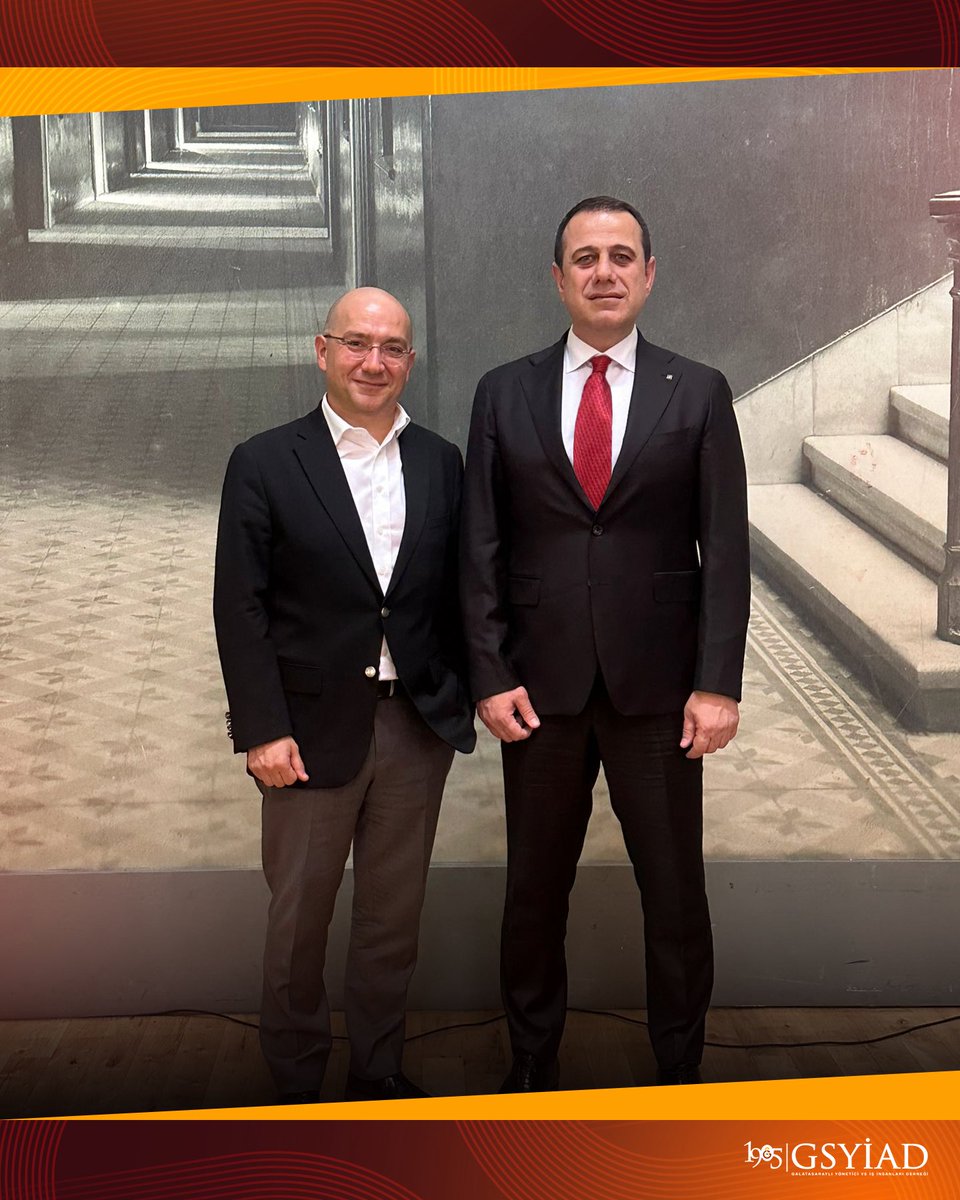 1905 GSYİAD olarak, Galatasaraylılar Derneği’nin Başkanlığına seçilen Sayın Metin Sinan Aslan’a ziyarette bulunduk. Sayın Metin Sinan Aslan ve kurullarındaki çalışma arkadaşlarını tebrik eder, görevlerinde başarılar dileriz.