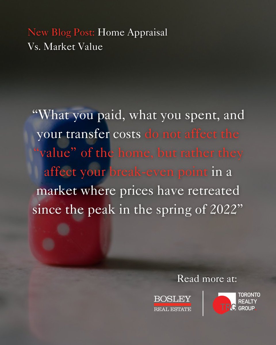 Appraisal vs. Market Value: What’s the REAL Price of Your Home?

Get clarity before your next move:
Read it now: torontorealtygroup.com/home-appraisal…

#TorontoRealEstate #HomeAppraisal #MarketValue #RealEstateAdvice #TRBInsights