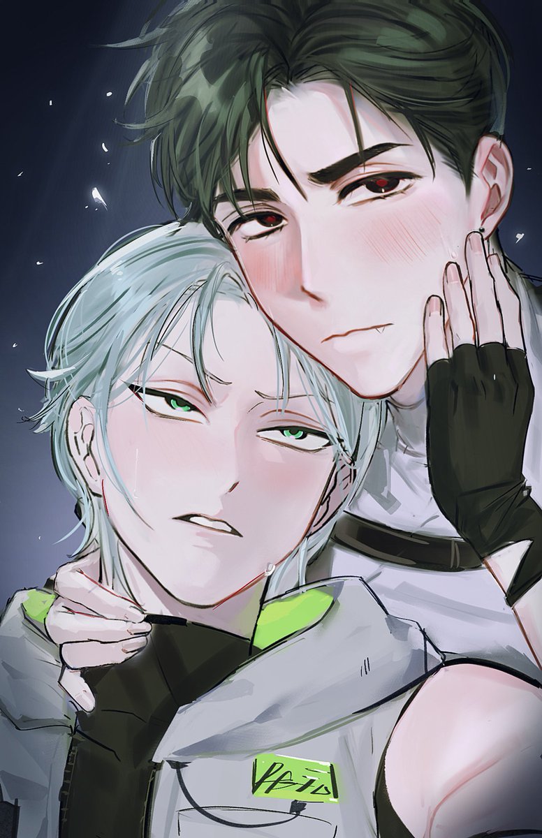 #ivantill 是私設的偶像趴 畫了雙人組合🍽️